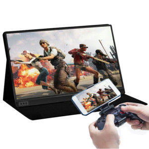 15,6 pouces 1080P 178 degrés grand angle HD périphérique d'affichage portable pour ordinateur de bureau / console de jeu / écran simultané / PS4 / PS3 / XBox, avec mini HDMI et micro USB et 2 interfaces USB-C / SH038449-20