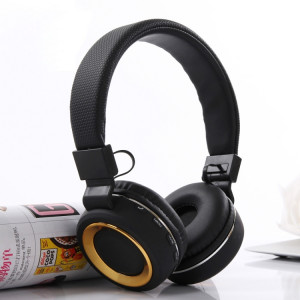 SH-18 bandeau pliant casque stéréo sans fil Bluetooth casque, prise en charge de 3,5 mm Audio et appel mains libres et carte TF et FM, pour iPhone, iPad, iPod, Samsung, HTC, Sony, Huawei, Xiaomi et autres appareils SH89BJ1855-20