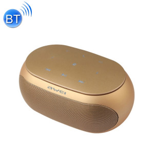 Haut-parleur Bluetooth sans fil awei Y200 avec boutons tactiles, prise en charge des lignes auxiliaires et carte TF (or) SA211J1594-20
