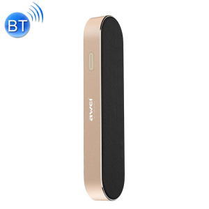awei y220 portable sans fil bluetooth haut-parleur v4.2 avec HD clair son stéréo 3D et suppression du bruit, soutien carte TF / AUX (or) SA213J781-20