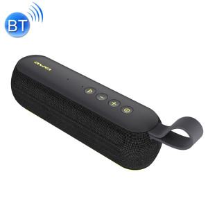 Haut-parleur Bluetooth sans fil portable awei Y230 V4.2 avec son HD et graves améliorés, micro intégré, prise en charge des disques U / carte TF / AUX (noir) SA215B424-20