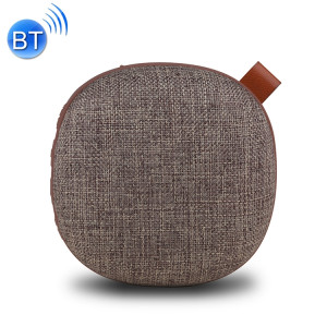 Mini haut-parleur Bluetooth sans fil portable awei Y260 IPX4 étanche, micro intégré, carte de support TF (marron) SA216Z1783-20