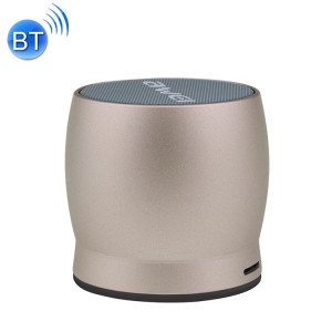 Awei Y500 Mini haut-parleur Bluetooth sans fil portable avec stéréo 3D, micro intégré, carte de support TF / AUX (or) SA222J731-20