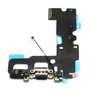 Port de chargement + câble audio flexible pour iPhone 7 (noir) SH961B1866-20