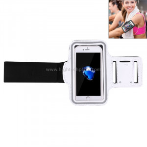 Armband de sport avec la poche de clé, pour l'iPhone 8 et 7 Armband de sport avec la poche de clé (blanc) SA100W5-20