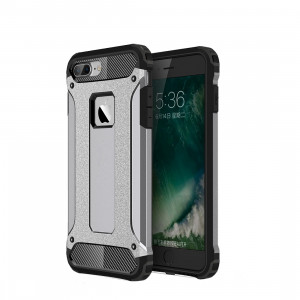 Pour iPhone 8 Plus et 7 Plus Armure Tough Armure TPU + PC (Gris) SH032H1931-20