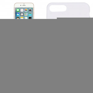 Pour Coque Arrière Coque Arrière Couleur Unie en TPU iPhone 8 Plus & 7 Plus (Blanc) SH890W1241-20