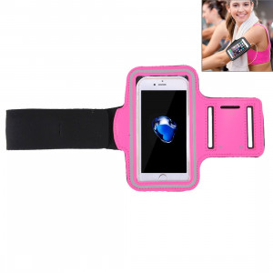 Pour iPhone 8 Plus et 7 Plus Brassard de sport avec poche à clé (Magenta) SF100M1986-20