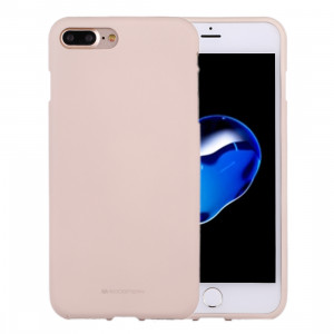 MERCURY GOOSPERY SOFT FEELING pour iPhone 8 Plus et 7 Plus Liquid State TPU Etui de protection arrière souple (abricot) SG888X1702-20