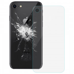 iPartsAcheter pour iPhone 8 Verre couvercle de la batterie arrière (transparent) SI033T9-20