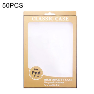 50 PCS Package Packaging Package Boîte de vente au détail pour étui en cuir iPad Pro 12.9 pouces, taille: 316 * 232 * 20mm SH6014727-20