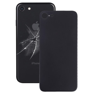 Remplacement facile du gros couvercle de la batterie en verre avec trou de caméra et adhésif pour iPhone 8 (noir) SH50BL732-20