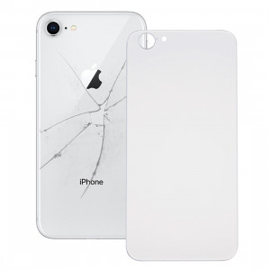 iPartsAcheter pour iPhone 8 Couverture arrière de batterie en verre (argent) SI37SL839-20