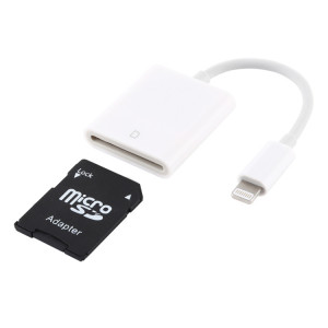 Adaptateur de lecteur de caméra NK105 8 broches vers carte SD, compatible avec les systèmes IOS 9.1 et supérieurs SH04821340-20