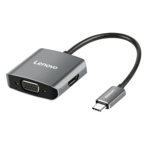 Convertisseur USB-C / Type-C vers HDMI + VGA d'origine Lenovo C02 SL05671818-20