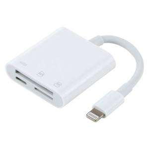 Adaptateur de lecteur de caméra NK-101Y Pro 8 broches à 8 broches + port SD + TF 3 en 1 SH08111110-20