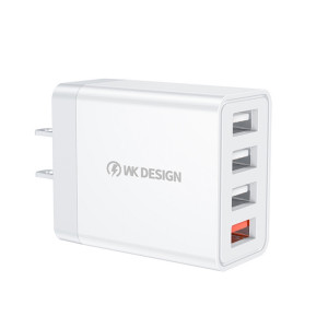 Wekome WP-U125 YouPin Series 18W QC3.0 4 ports USB Chargeur de voyage rapide, plug CN / US SW81US949-20