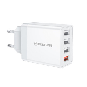 Wekome WP-U125 YouPin Series 18w QC3.0 4 ports USB Chargeur de voyage rapide, SW82EU33-20