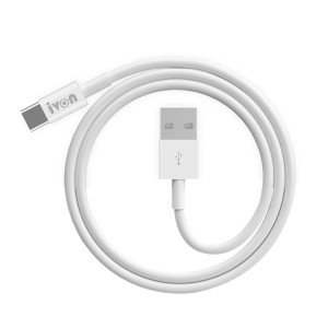 Ivon CA70 Type-C / USB-C Câble de données de chargement rapide, Longueur: 1m (blanc) SI098W1598-20