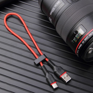Ivon CA81 Type-C / USB-C Données de chargement rapide, Longueur: 33cm (rouge) SI108R565-20