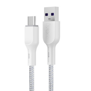 Ivon CA85 Type-C / USB-C Super Fast Data Câble de charge, Longueur: 1m (blanc) SI213W987-20