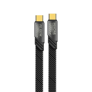 WK WDC-192 Mech Series 100 W USB-C/Type-C vers USB-C/Type-C Câble de données à charge rapide, longueur : 1 m (ternir) SW315Q1010-20