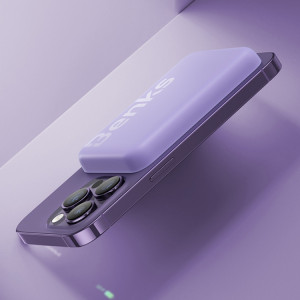 Banque d'alimentation magnétique Benks MP10 6000mAh 5W Magsafe (Violet) SB396P1867-20