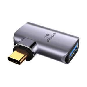 Adaptateur de charge magnétique 10 Gbit/s USB femelle vers USB-C/Type-C mâle (argent) SH480S1031-20