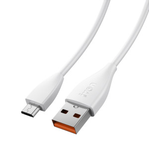 Ivon CA87 USB à Micro USB TPE Câble de données Fast Charge, Longueur du câble: 1M (blanc) SI415W365-20