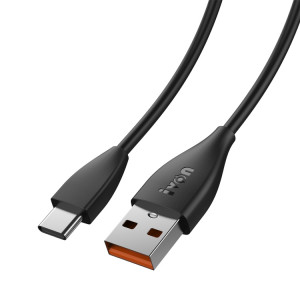 Ivon CA87 USB au câble de données de charge rapide USB-C / TPE-C, longueur de câble: 1m (noir) SI416B884-20