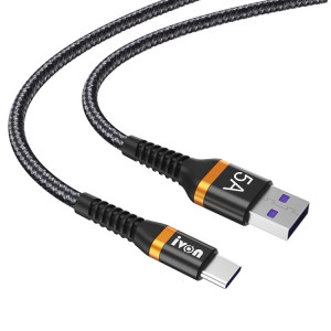 Ivon CA79 5A Type-C / USB-C Aluminium Traité de chargement rapide de données de chargement rapide pour Huawei, longueur: 1m (noir) SI726B1772-20
