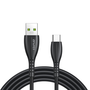 AWEI CL-115T 1M 2.4A USB au câble de charge de type-C / USB-C SA863488-20