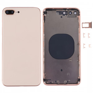Couverture de logement arrière pour iPhone 8 Plus (or rose) SC2RGL1501-20