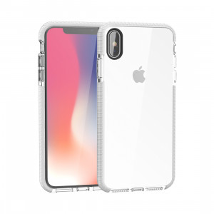 Etui en TPU souple très transparent pour iPhone XS Max (blanc) SH085W142-20