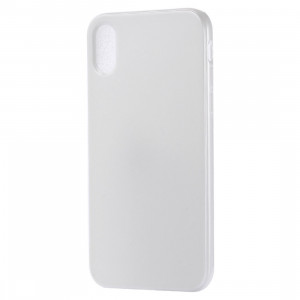Etui TPU Candy Color pour iPhone XS Max (Blanc) SH318W1373-20