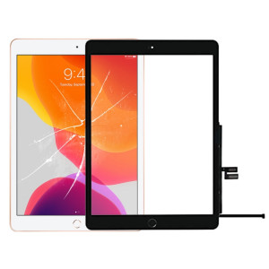 Panneau tactile avec bouton de maison pour iPad 10.2 (2019) / 10.2 (2020) A2197 A2198 A2270 A2428 A2429 A2430 (Noir) SH125B962-20