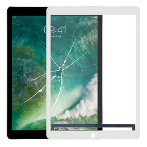 Panneau tactile pour iPad Pro 12.9 pouces (2017) A1670 A1671 A1821 (blanc) SH356W809-20