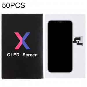 50 PCS Ecran LCD et Digitizer Assemblage Complet Blanc Carton Noir Emballage Emballage Box pour iPhone X SH03161787-20