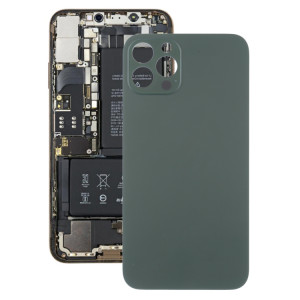 Couverture en verre avec apparence imitation d'IP13 Pro pour iPhone X (vert) SH69GL705-20