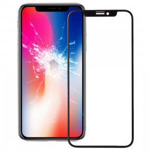 iPartsBuy pour iPhone X lentille frontale extérieure en verre d'origine SI19931703-20