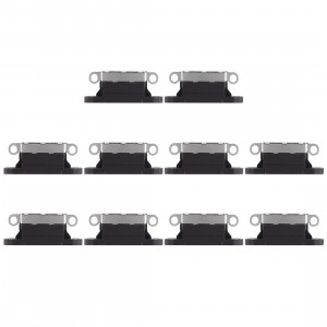 10 PCS Connecteur de Port de Charge pour iPhone X (Noir) SH330B1094-20