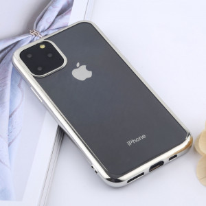 TPU Transparent Etui de protection pour téléphone portable étanche et étanche à l'eau pour iPhone 11 Pro (2019) (Argent) SH010S1957-20