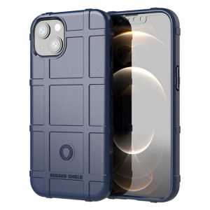 Bouclier robuste Couverture complète Coque TPU antichoc pour iPhone 13 (Bleu) SH801L1450-20