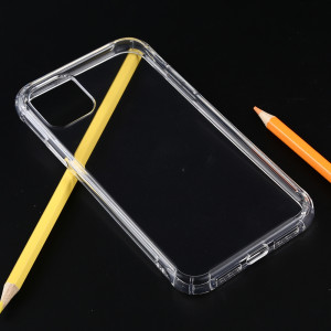 Étui de protection TPU transparent épais antichoc pour iPhone 11 Pro Max (Transparent) SH569T982-20