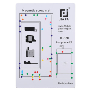 JIAFA JF-870 Magnetic Pad Screw Board pour iPhone XR SJ0127861-20
