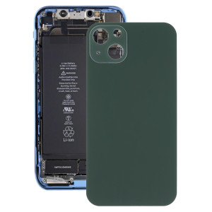 Couverture arrière de verre avec apparence imitation d'IP13 pour iPhone XR (vert) SH59GL131-20