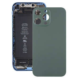 Couverture en verre avec apparence imitation d'IP13 Pro pour iPhone XR (Vert) SH0160463-20