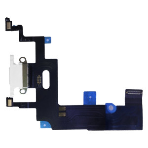 Pour câble flexible de port de charge pour iPhone XR (blanc) SH431W1368-20