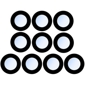 10 PCS Back Camera Lens pour iPhone XR SH8872861-20