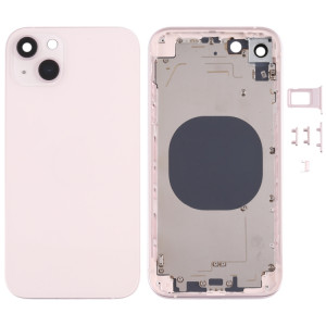 Couvercle de boîtier arrière avec apparence imitation d'IP13 pour iPhone XR (rose) SH71FL663-20